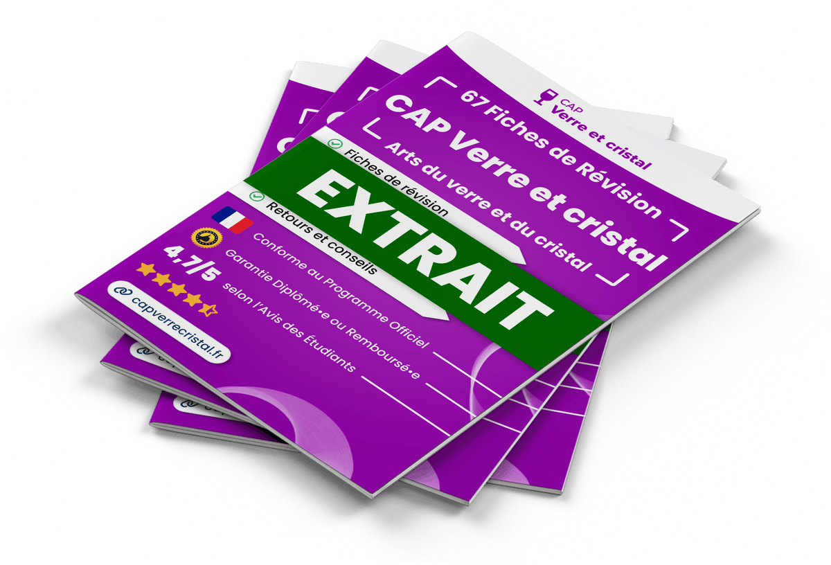Extrait Fiches Révision gratuites CAP Verre et cristal